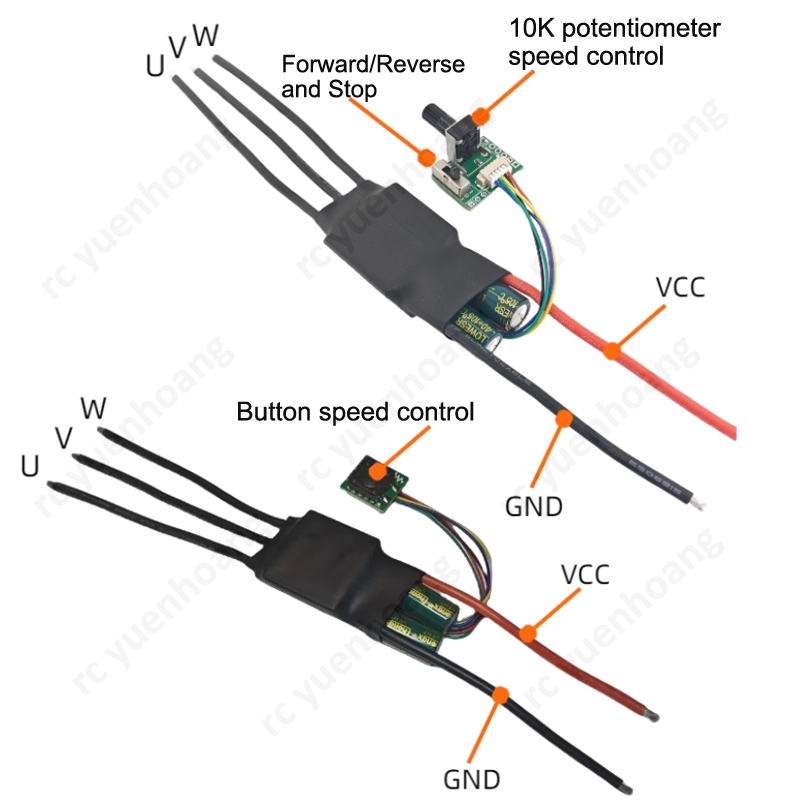 Driefasige sensorloze borstell - Brushless Motor Thrust Test Stand recensie en prijs