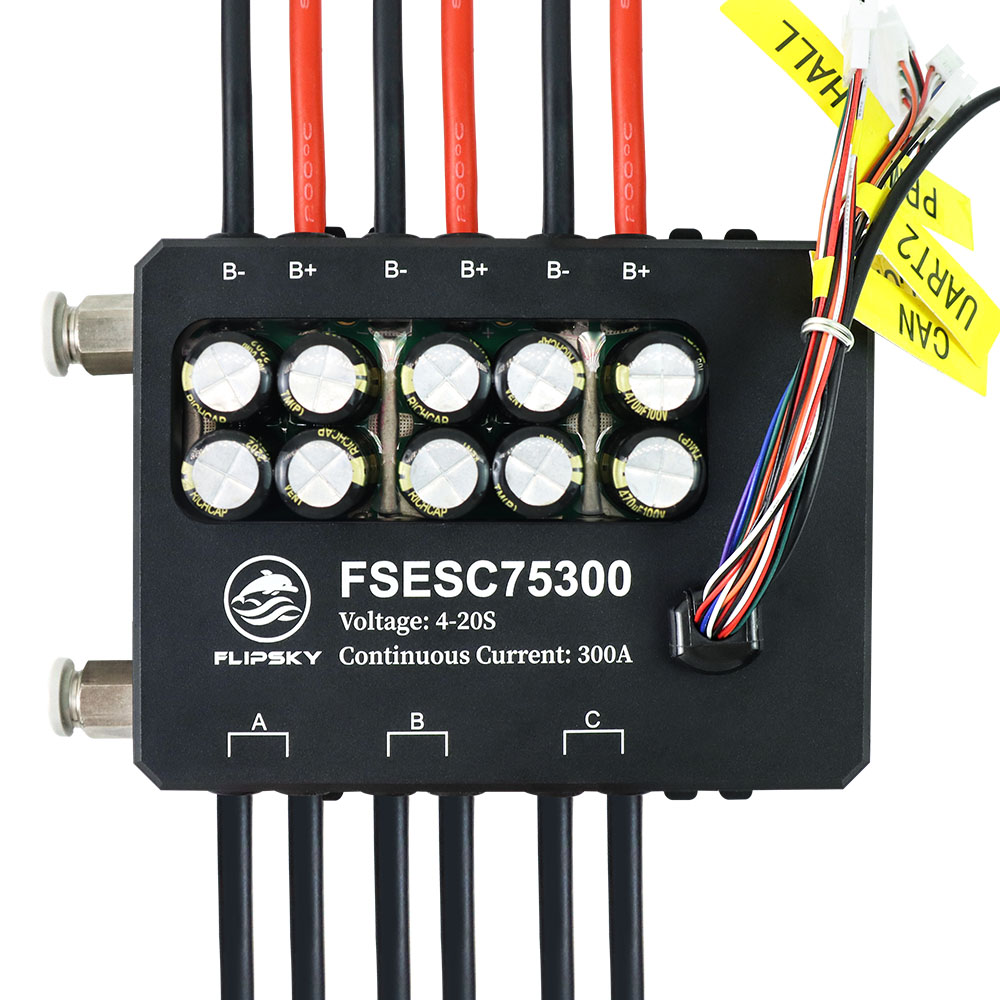 Flipsky Fsesc 75300 84v hoge s - Vesc 75300 High Current Esc recensie en prijs